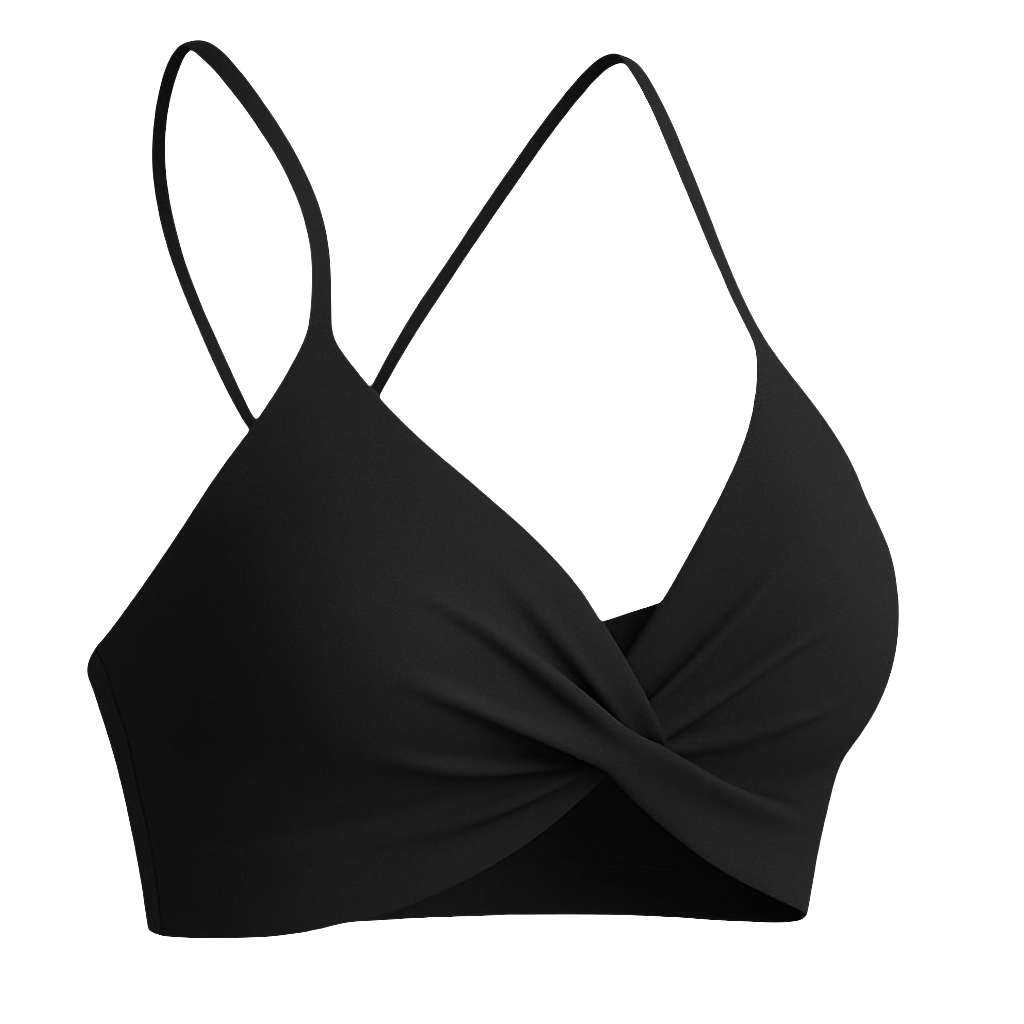 MINI TWIST BRA - MIDNIGHT