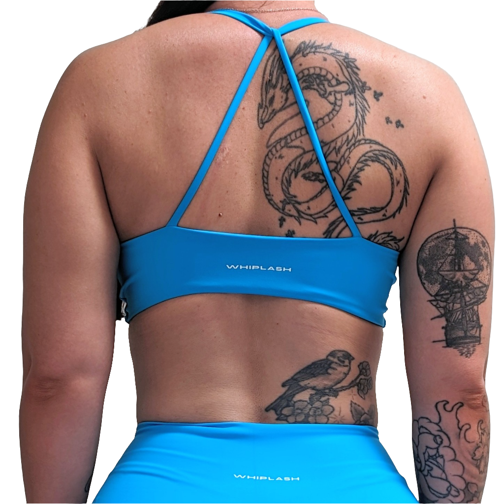 MINI TWIST BRA - SKY