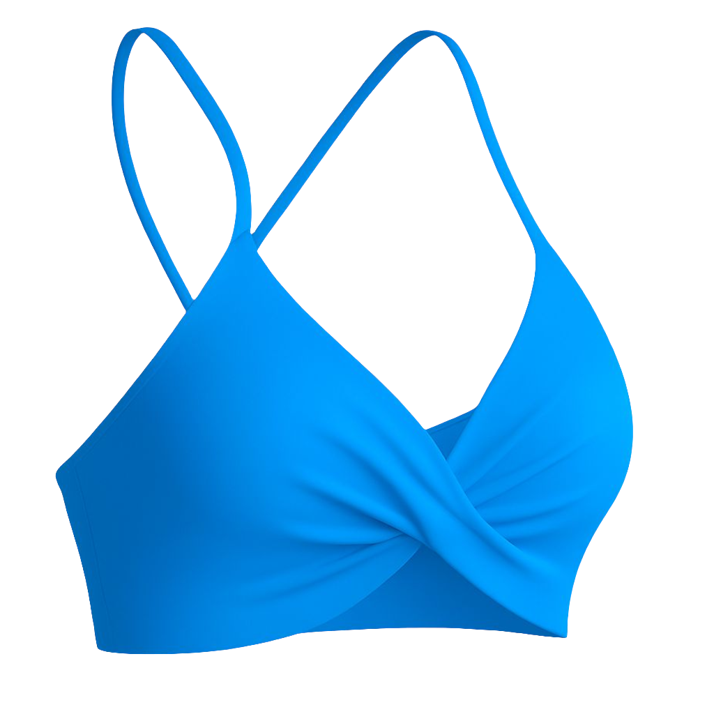 MINI TWIST BRA - SKY