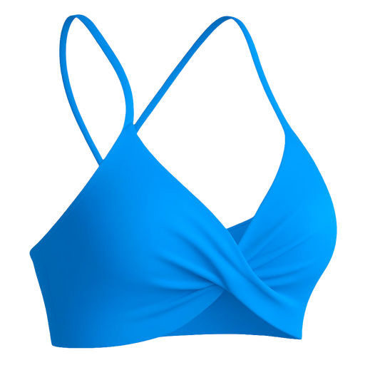 MINI TWIST BRA - SKY